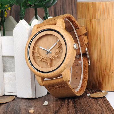 Reloj de Pareja en Bambú - Diseño Minimalista y Sostenible - Image 3