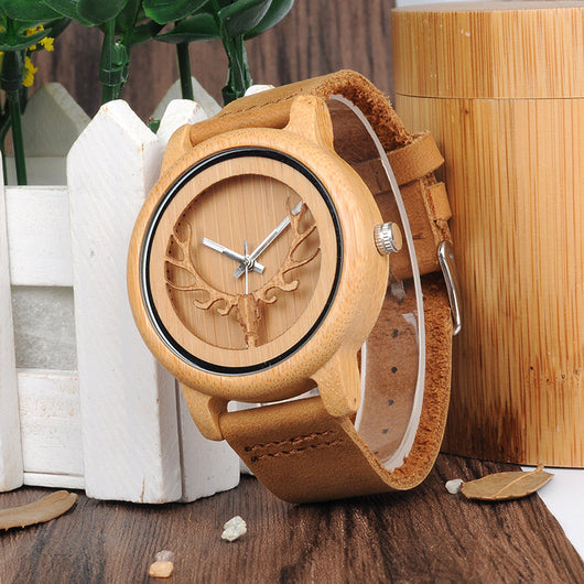 Reloj de Pareja en Bambú - Diseño Minimalista y Sostenible - Image 3
