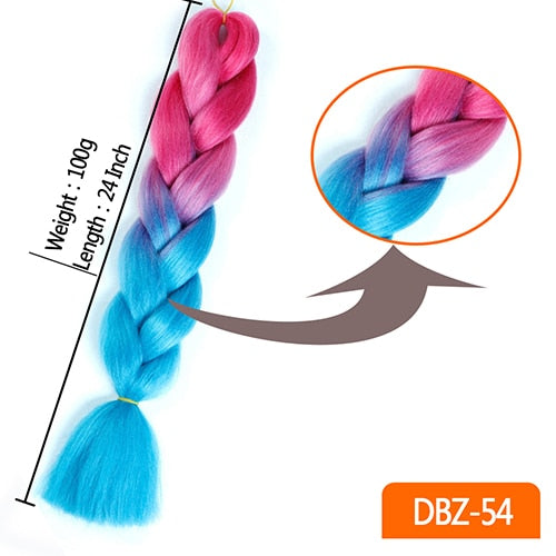 Cuerda Trenzada Desordenada para Peinados y Extensiones - Image 13