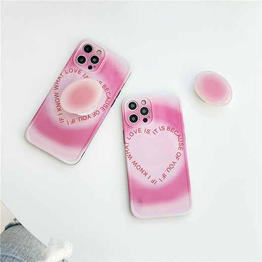 Funda iPhone con Soporte Plegable Degradado Love - Protección Premium - Image 8