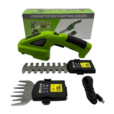 Tijeras Eléctricas Recargables Doble Función para Poda y Jardinería - Image 4