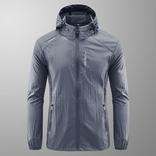 Sudadera Deportiva con Capucha Protección Solar para Hombre