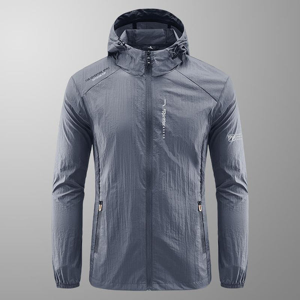 Sudadera Deportiva con Capucha Protección Solar para Hombre