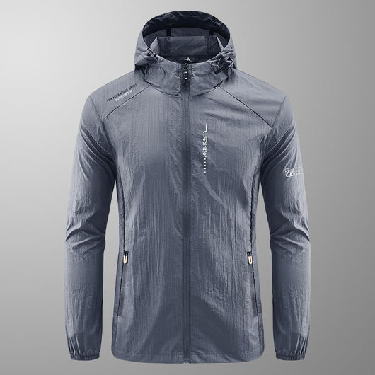 Sudadera Deportiva con Capucha Protección Solar para Hombre