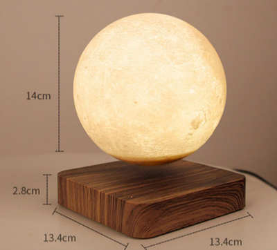 Lámpara Nocturna Tierra Luna con Levitación Magnética - Image 8
