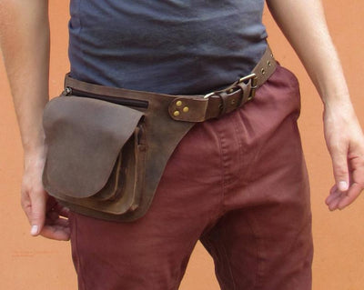 Bolsa de Cintura Punk Medieval Retro - Estilo Europeo y Americano para Hombre - Image 6