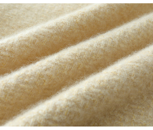 Cardigan de Cachemira Estilo Chanel - Tejido Suelto Cuello Redondo Manga Larga - Image 11