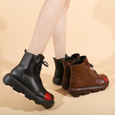 Botas Martin Negras Acolchadas con Pelaje Sintético - Image 4