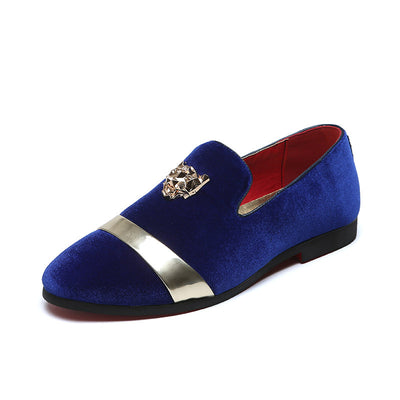 Mocasines de Cuero Nobuk con Hebilla Cabeza de Tigre Dorada - Image 15