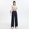 Pantalones Anchos Rectos de Lino para Verano - Mujer