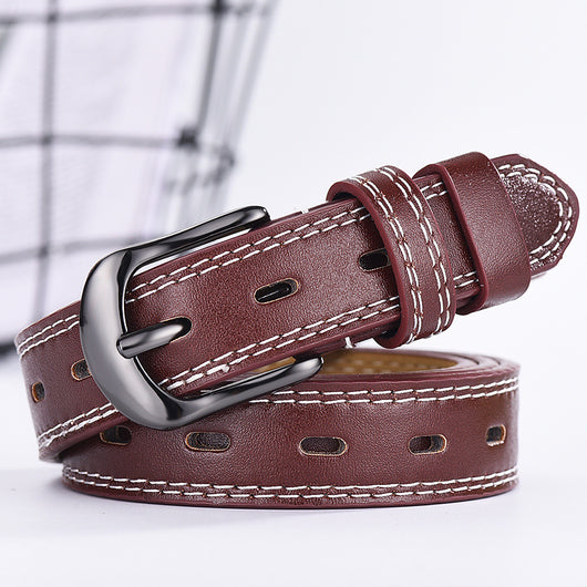 Cinturón Unisex Delgado Calado - Estilo Coreano para Jeans y Vestidos - Image 5