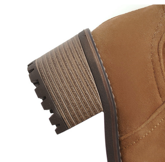 Botas Largas de Invierno con Tacón Medio y Hebilla Decorativa - Image 8