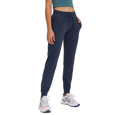 Pantalones Yoga Cintura Alta Mujer con Cordón Secado Rápido Elásticos - Image 3