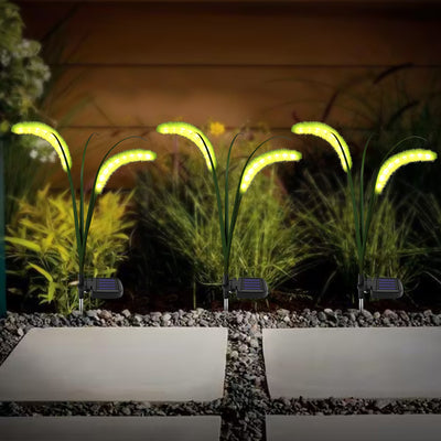 Lámpara Solar LED Decorativa con Pasto Artificial para Jardín - Image 12
