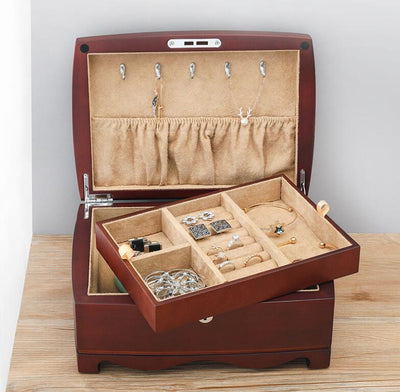 Joyero de Madera Retro Multicapa - Organizador de Joyas Elegante - Image 12