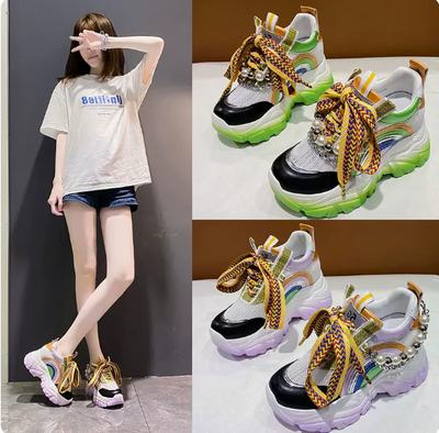 Zapatos Plataforma Daddy para Mujer - Malla Transpirable Otoño - Image 2