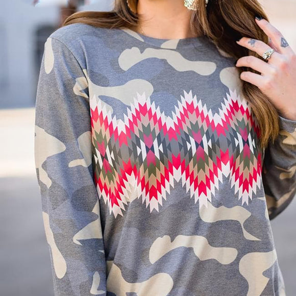 Sudadera Estampado Leopardo para Mujer - Colección Otoño