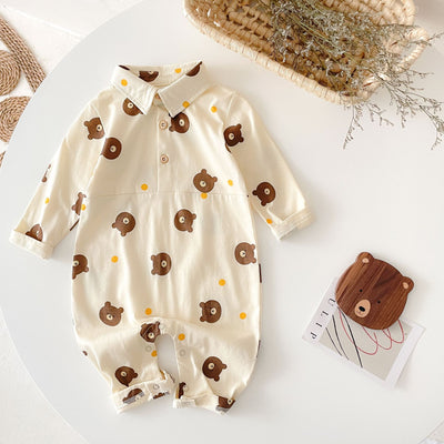 Pijama Enterizo de Algodón con Dibujos Animados para Bebé - Image 6