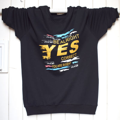 Camiseta Oversized de Algodón con Manga Larga para Niños - Image 2
