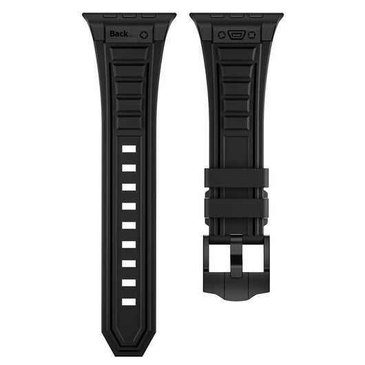 Correa Elástica de Silicona con Hebilla Metálica Plegable para iWatch 1-9 - Image 5