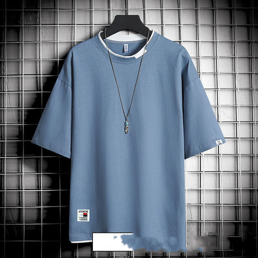 Camiseta Suelta Estilo Hong Kong para Hombre - Image 17