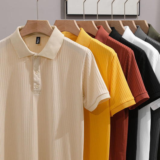 Camisa Ejecutiva Slim Fit de Manga Corta con Cuello Solapa - Image 3