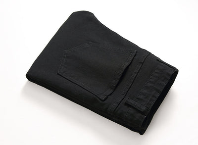 Pantalones Vaqueros Elásticos Casuales Estilo Europeo y Americano para Hombre - Image 6