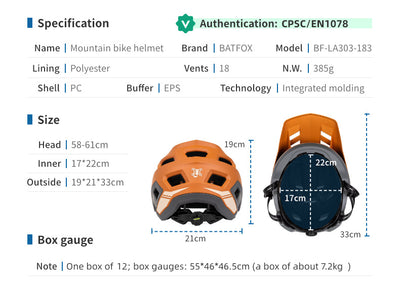 Casco de Bicicleta Mountain Bike Integrado Ultraligero - Image 10