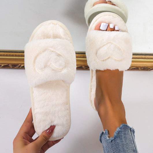 Pantuflas Cálidas de Fondo Plano y Color Sólido para Mujer - Image 12