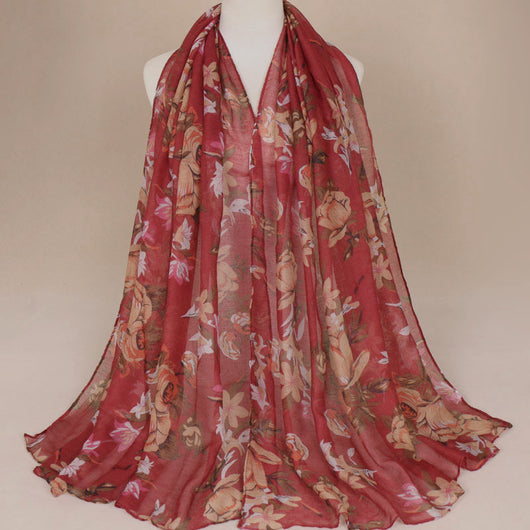 Foulard de Algodón Estampado Bali Ligero Transpirable Multiuso - Image 3