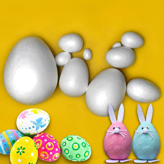 Huevos de Poliestireno Expandible para Manualidades Infantiles - Pack Colorido para Preescolar - Image 3