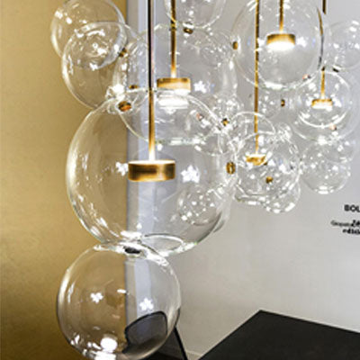 Lámpara Colgante Manzana LED Acrílica para Sala de Estar - Image 3