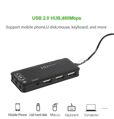 Hub Docking 2.0 Multiusos con Conversor de Audio 7.1 - Sin Drivers - Image 9