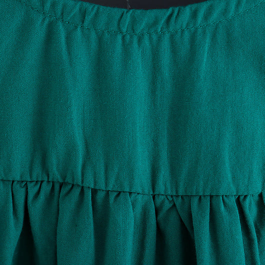 Vestido Infantil Sin Mangas Cuello Redondo - Colores Sólidos Verano - Image 10