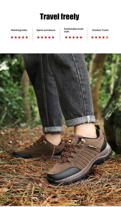 Botas de Senderismo Cuero Otoño Invierno Ligeras Hombre y Mujer - Image 19