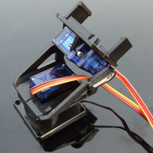 Montaje Gimbal Dual Eje con Cámara Ultrasónica FPV para Auto Inteligente