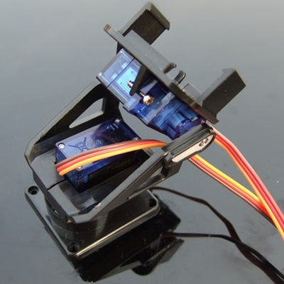 Montaje Gimbal Dual Eje con Cámara Ultrasónica FPV para Auto Inteligente