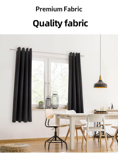 Cortinas Modernas Térmicas Bloqueadoras de Luz - Tela Gruesa Opaca Aislante - Image 22