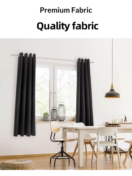Cortinas Modernas Térmicas Bloqueadoras de Luz - Tela Gruesa Opaca Aislante - Image 22