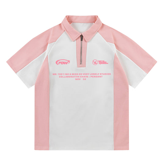 Playera Unisex de Contraste de Colores