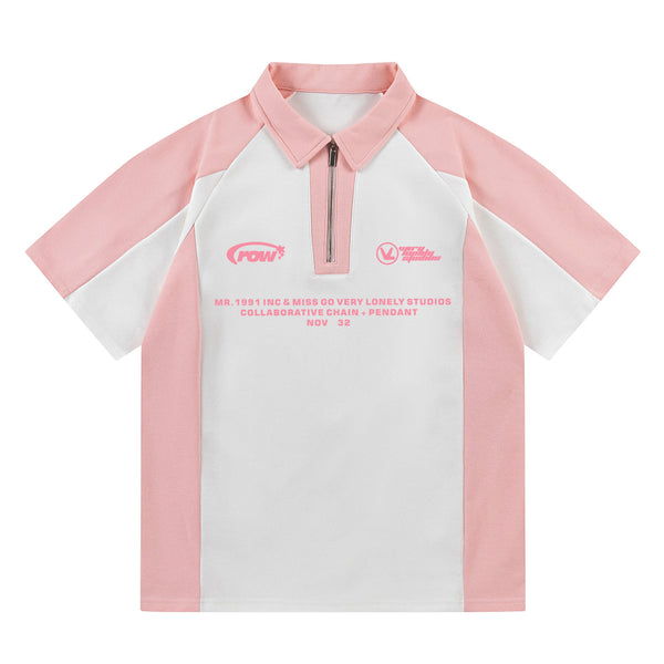 Playera Unisex de Contraste de Colores
