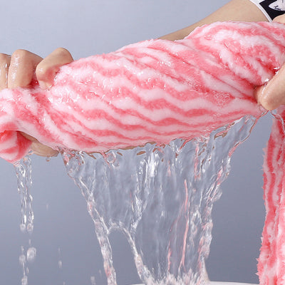 Juego de Toallas Coral Fleece Efecto Agua - Mamá e Hijo - Image 3