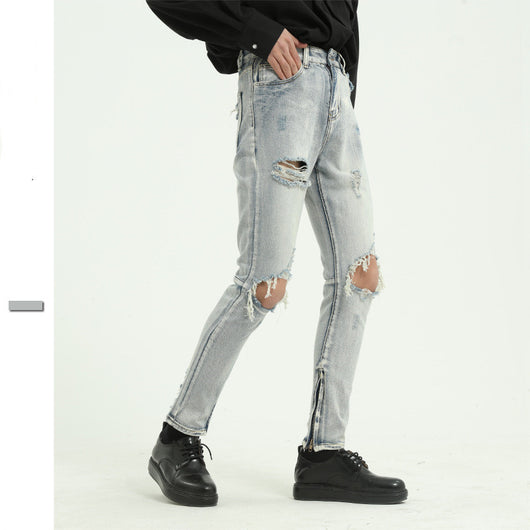 Jeans Azul Cielo Rotos de Moda Urbana - Image 11