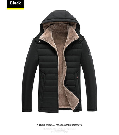 Abrigo Acolchado de Algodón para Adultos Mayores - Talla Grande Invierno - Image 11