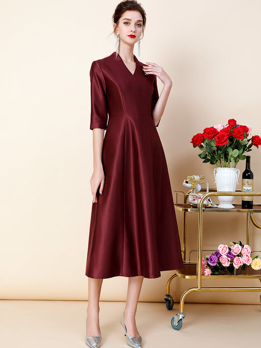 Vestido Casual Elegante para Mujer - Estilo Sofisticado Toast - Image 16