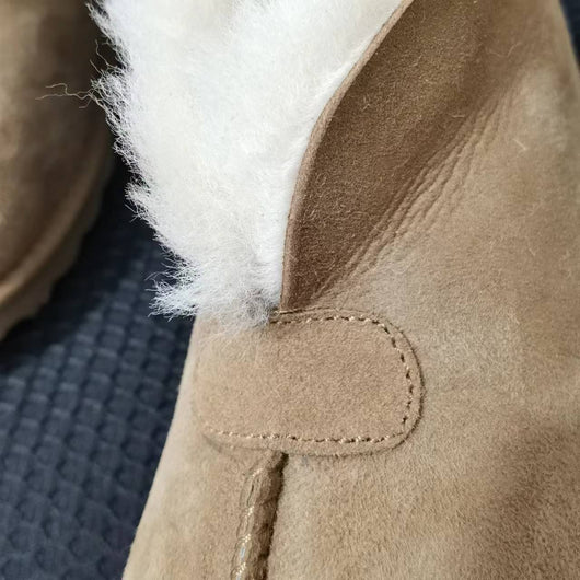 Botas de Nieve para Mujer en Gamuza con Pelaje - Calidez y Estilo - Image 5