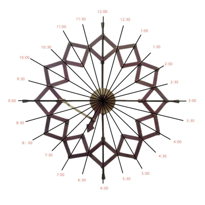 Reloj de Pared Dinámico con Diseño Irregular Moderno - Image 4