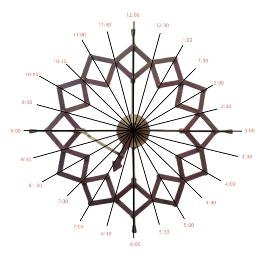 Reloj de Pared Dinámico con Diseño Irregular Moderno - Image 4