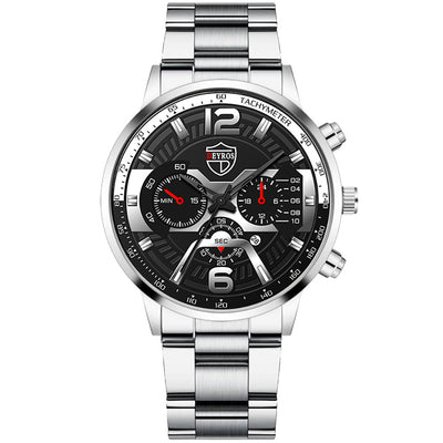 Reloj de Negocios Hombre Acero Inoxidable con Calendario Cuarzo - Image 16