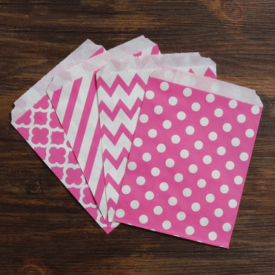 Bolsa de Papel Kraft con Diseño de Trébol de Cuatro Hojas y Onda de Puntos - Image 4